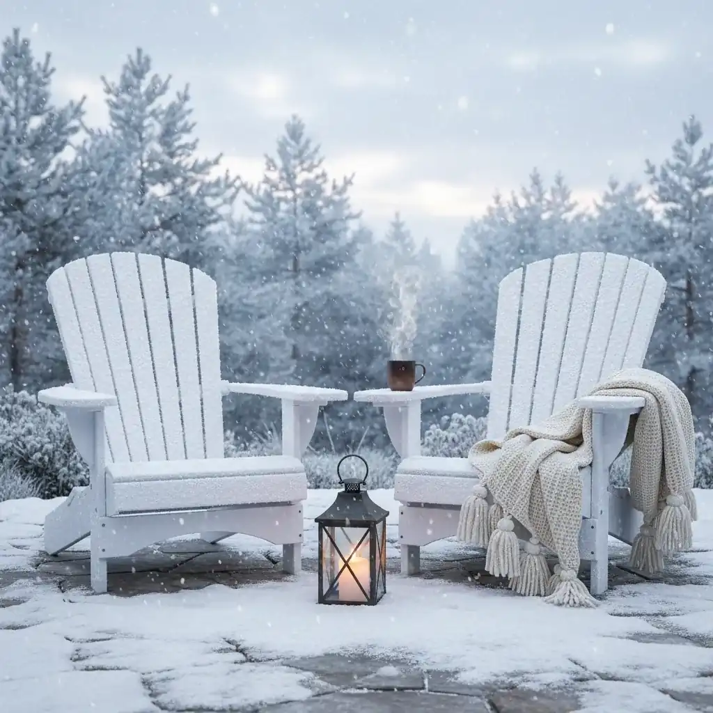 Adirondack Chair im Winter