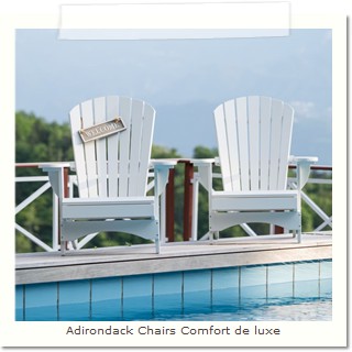 Adirondack Chairs Comfort de luxe
