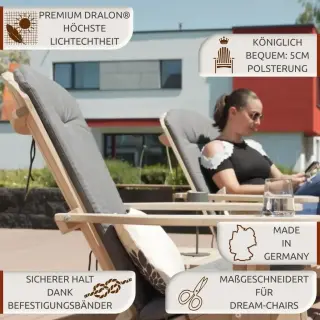 Adirondack Chair Auflage "Graphit" - Ansicht 2