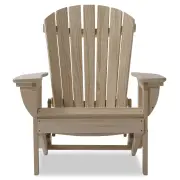 Seitenansicht des Adirondack Chairs in der aufrechten...
