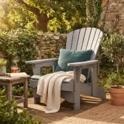 Adirondack Chair Recliner de luxe "Grau"