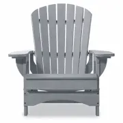 Adirondack Chair Recliner de luxe "Grau"