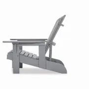 Adirondack Chair Recliner de luxe "Grau"