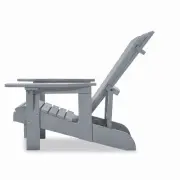 Adirondack Chair Recliner de luxe "Grau"
