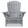 Adirondack Chair Recliner de luxe "Grau"