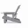 Adirondack Chair Recliner de luxe "Grau"