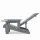 Adirondack Chair Recliner de luxe "Grau"