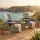 Adirondack Chair Recliner de luxe "Grau"