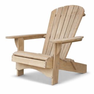 Adirondack Chair "Comfort" Folding aus Eiche als Bausatz