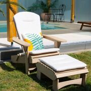 Adirondack Chair "Comfort" Folding aus Eiche als Bausatz