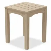 Quadratischer Beistelltisch aus Eichenholz auf einer...