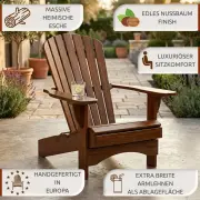 Frontalansicht des Adirondack Chair Comfort de luxe in...