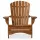Adirondack Chair Comfort de luxe "Nussbaum"