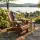 Adirondack Chair Comfort de luxe "Nussbaum"