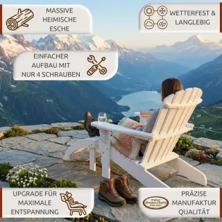 Footrest de luxe gerundet "Wei&szlig;" - Ansicht 2