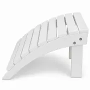 Footrest de luxe gerundet "Wei&szlig;"