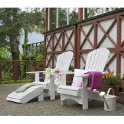 Adirondack Chair Comfort de luxe "Wei&szlig;"
