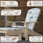 Zwei graue Adirondack Sessel mit maritimen Key West...
