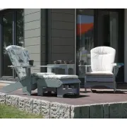 Adirondack Chair Comfort de luxe "Grau"