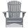 Adirondack Chair "Comfort" de luxe grau