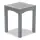 Infografik zum grauen Side Table Comfort de luxe aus massiver Esche: handgefertigt in Europa, passende Höhe für Dream-Chairs und Design ohne sichtbare Schrauben