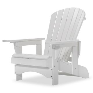 Adirondack Chair Recliner de luxe weiß