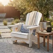 Adirondack Chair Recliner de luxe "Wei&szlig;"