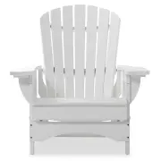 Adirondack Chair Recliner de luxe "Wei&szlig;"