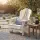 Adirondack Chair Recliner de luxe "Weiß"