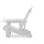 Adirondack Chair Recliner de luxe "Weiß"