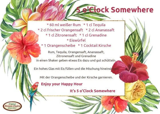 Cocktail 5 o`clock somewhere