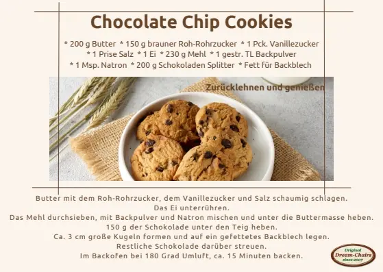 Traumhafte Chocolate Chip Cookies