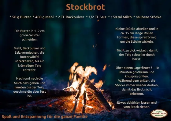 ein Traum für Kinder Stockbrot